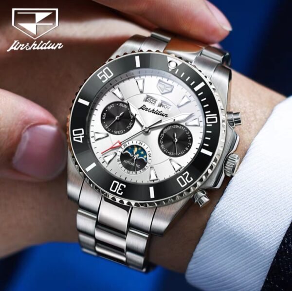 Swiss Rolex Men's Automatic Mechanical Watch – Multifunctional, Waterproof, New Stainless Steel Edition (Top 10 Brand)