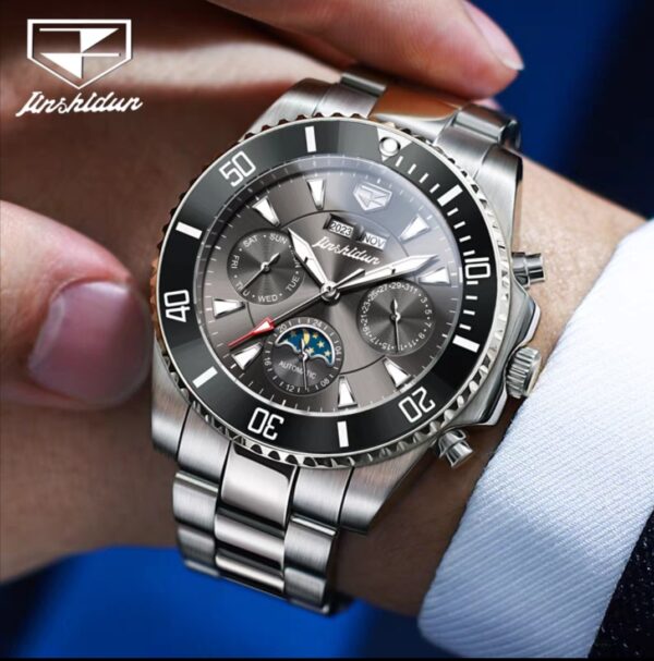 Swiss Rolex Men's Automatic Mechanical Watch – Multifunctional, Waterproof, New Stainless Steel Edition (Top 10 Brand) - Image 2