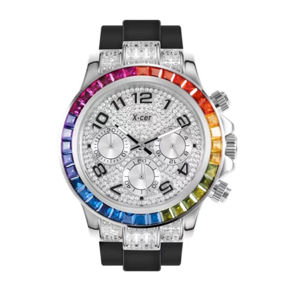 2025 Swarovski Crystal Starry Sky Watch for Women – Y2K Inspired Luxury Watch, Trendy Oversized Dial, Exquisite & Exclusive Design - Image 3