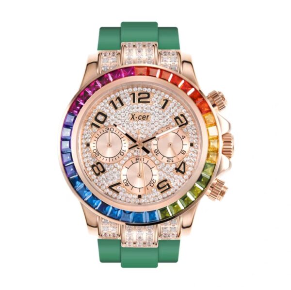 2025 Swarovski Crystal Starry Sky Watch for Women – Y2K Inspired Luxury Watch, Trendy Oversized Dial, Exquisite & Exclusive Design - Image 2