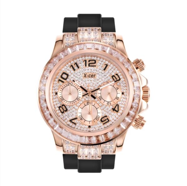 2025 Swarovski Crystal Starry Sky Watch for Women – Y2K Inspired Luxury Watch, Trendy Oversized Dial, Exquisite & Exclusive Design - Image 4