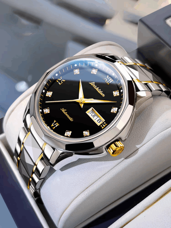 Swiss Longines Men's Mechanical Watch Luminous Business Tungsten Steel Ultra-Thin Original Imported Luxury Men's Wristwatch